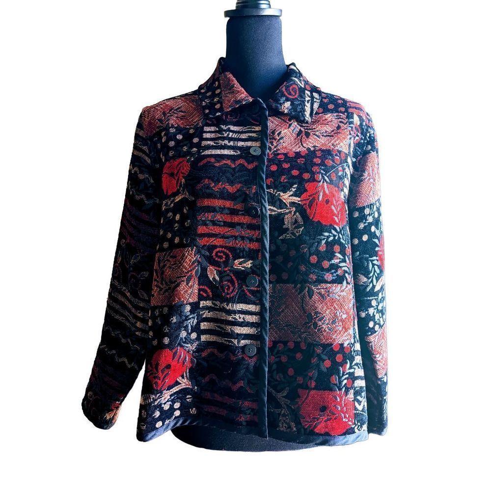 Coldwater Creek Reversible Blazer Jacket Mid-weight Women's Petite Small